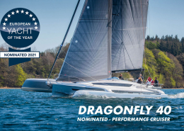 Dragonfly 40 nominated for European Yacht of the Year 2021