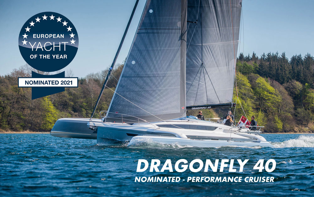 Dragonfly 40 nominated for European Yacht of the Year 2021