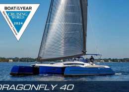 Boat of the Year 2024 - Dragonfly 40 winner of Best Performance Trimaran